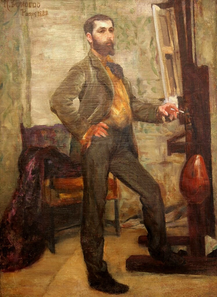 Ritratto del pittore Décio Vilares - Museo Nazionale di Belle Arti, Rio de Janeiro